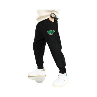 Imagem de Calças De Moletom Estampadas Para Meninos Adolescentes, Respiráveis, C