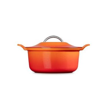 Imagem de PANELA REDONDA LE CREUSET MODERN 26CM HERITAGE EM FERRO FUNDIDO LARANJA 21700260902430