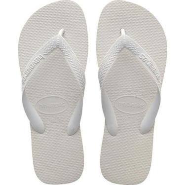 Imagem de Chinelo Havaianas Top FC Básica, Branco, 45/46