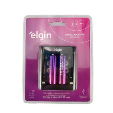 Imagem de Carregador Inteligente De Pilhas Aa/aaa E Bateria 9v Elgin