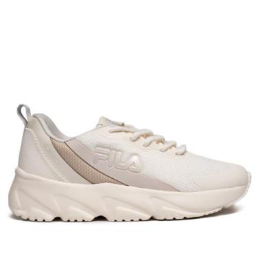 Imagem de Tênis Feminino Fila Emotion Conforto Bege/Off White, Off white, 34