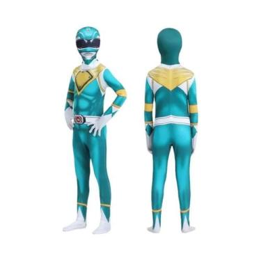 Imagem de Fantasia Power Rangers Samurai - Traje de Cosplay Adulto com Máscara, 