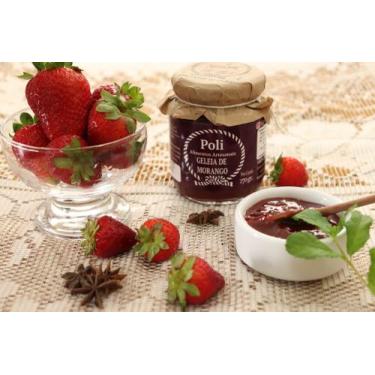 Imagem de Geleia natural artesanal Morango Poli Alimentos Artesanais sem conserv
