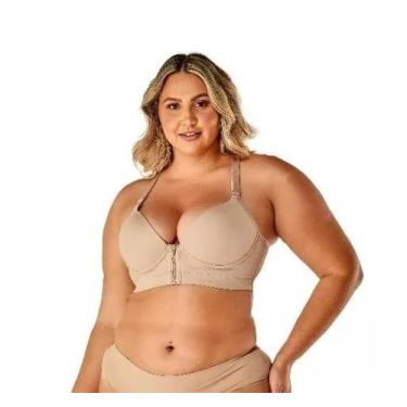 Imagem de Sutiã Plus Size Nadador Estruturado Vi Lingerie, Chocolate, 50