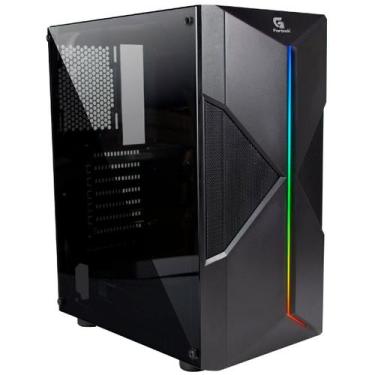 Imagem de Gabinete Gamer Fortrek Holt, Mid Tower, ATX, RGB, Lateral em Acrílico,