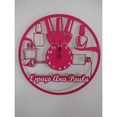 Imagem de Relógio Parede Decorativo - Madeira