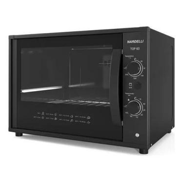 Imagem de Forno Elétrico de Bancada Nardelli 60 Litros Preto 127V  Portátil, Pot