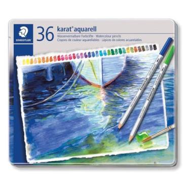 Imagem de Lápis de Cor Staedtler Karat Aquarelável 36 Cores