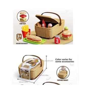 Imagem de Kit cesta piquinique infantil l66697 - ESM