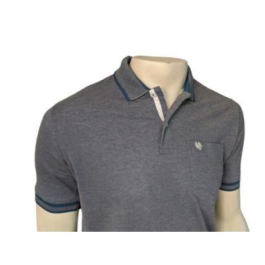 Imagem de Camisa Polo, Masculina, 1074 Malha Piquet 100%algodão c/bolso, tbm Plu