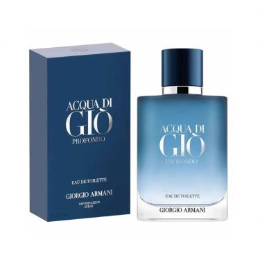 Imagem de Perfume Acqua Di Gio Profondo Masculino Eau de Toilette Aquático Aromático Fougère 100ML Armani