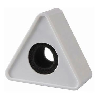 Imagem de Canopla Hook P/ Microfone Acrilico Bco Triangular 60047