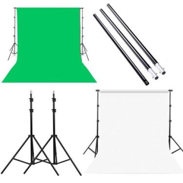 Imagem de Kit Suporte Fundo Infinito Fotográfico Com Tripé E Bolsa De Transporte
