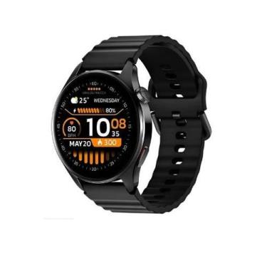 Imagem de Relógio Haylou Watch 4s Com Gps Display Amoled 1.43 Caixa Preto Pulsei