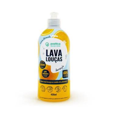 Imagem de Lava Louças Laranja Positiva Hipoalergênico Natural 420ml