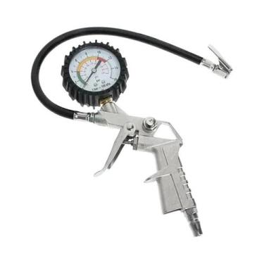 Imagem de Medidor De Pressão De Pneus Para Carro E Motocicleta, Tipo Pistola Inf