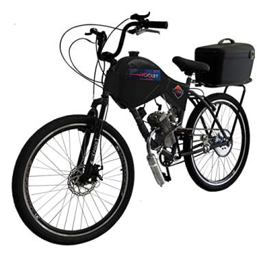 Imagem de Bicicleta Motorizada 80cc Fr Disk/Susp com Carenagem Cargo Rocket - Preto