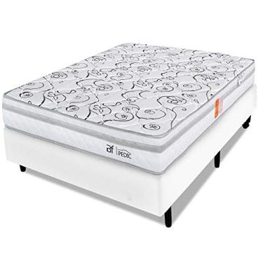 Imagem de Cama Box Casal com Colchão Firme Espuma D28 138x188cm BF Colchões