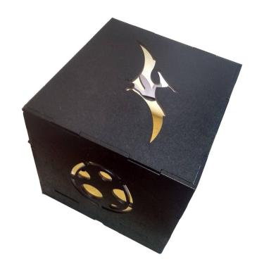 Imagem de Luminária cubo refletiva dinossauros