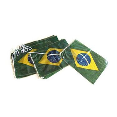 Imagem de Varal de Bandeiras do Brasil - 10 metros