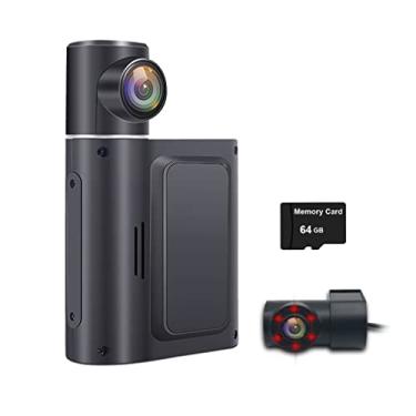 Imagem de 4G WiFi Dash Cam Frontal e traseiro ou interno com Car Assist APP GPS Log Track Android OS Car DVR Vídeo Ao Vivo Visão Noturna Infravermelha 24Hrs Monitor Remoto para Táxi