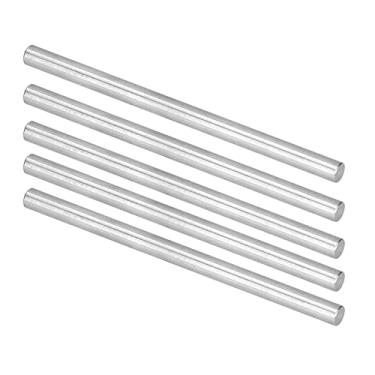 Imagem de 5 peças haste de aço inoxidável redonda reta barra de eixo de metal para DIY robô brinquedo RC peça modelo de carro(4100-0006-0100)