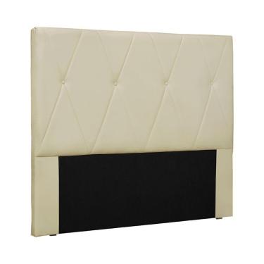 Imagem de Cabeceira Queen Size 1,60m Yves Veludo Bege Gran Belo