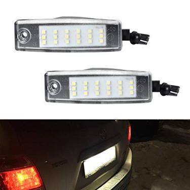 Imagem de Lâmpada de placa de licença Gempro, 2 peças, placa de placa de LED, conjunto de lâmpada, compatível para Scion XB Toyota Highlander Lexus RX300