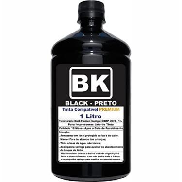 Imagem de 1 Litro Tinta Preta Para Impressoras L3250 L3150 L3210 L3110 L5190 Compatível Refil 544