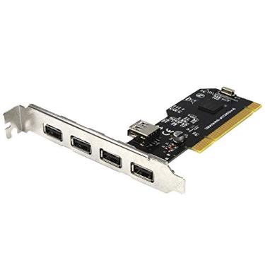 Imagem de Cartão interno USB 2.0 PCI GODSHARK, 5 portas (4 externas e 1 interna) PCI expansão para adaptador USB 2 controlador Hub, 480 Mbps de alta velocidade para desktop