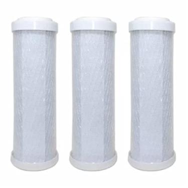 Imagem de Kit Com 3 Refil Carvão Ativo Para Filtro Cavalete 9 3/4 Wfs