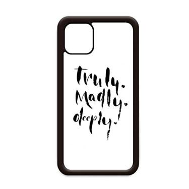 Imagem de Capa realmente loucamente com citação profunda para iPhone 12 Pro Max para Apple Mini Mobile Case Shell