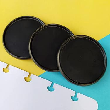 Imagem de Kit 12 Discos GG 45mm de Caderno Infinito Sistema Inteligente Amor Infinito Cadernos - Liso - Preto