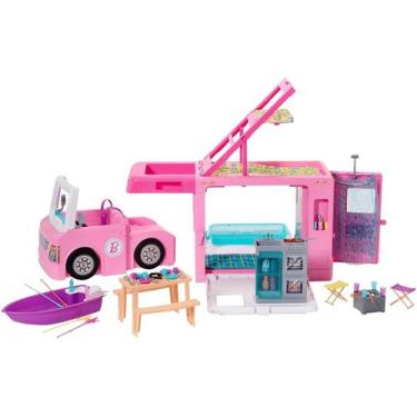 Imagem de Barbie Trailer Acampamento Dos Sonhos 3 Em 1 Ghl93 Mattel