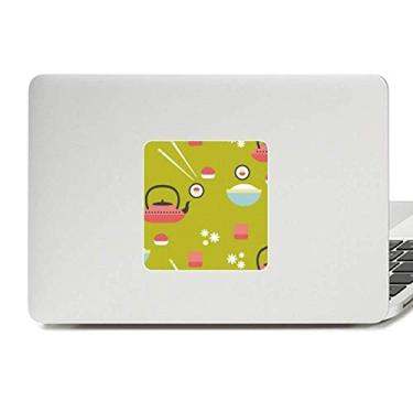 Imagem de Arroz xícara de chá de sushi Japão decalque vinil paster laptop adesivo decoração PC