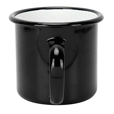 Imagem de 01 Acampamento de café, caneca de bebida não tóxica, reutilizável, portátil, resistente ao calor, caneca de chá para escritório para piqueniques para casa para acampamento (preto)