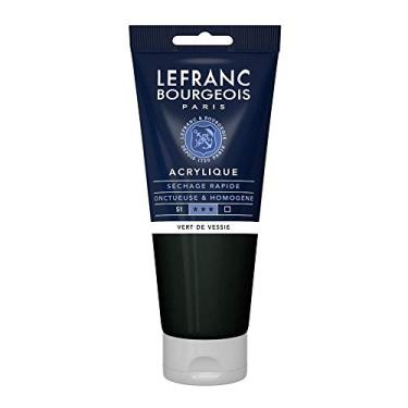 Imagem de Lefranc & Bourgeois Fine Tinta Acrílica, Verde (Sap Green), 200 ml
