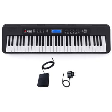 Imagem de Teclado Musical Iniciante Kobe KB-300 5/8 61 Teclas Sensitivas ao Toque com Pedal Sustain
