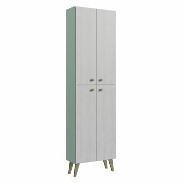 Imagem de Paneleiro Duplo 4 Portas Gralar Verde Bellagio/Snow