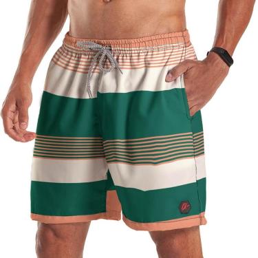 Imagem de Short Bermuda Listrado 1-Masculino