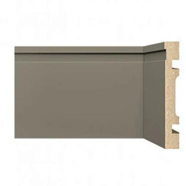 Imagem de Rodapé Mdf 1002 15mmx10cm Metro Linear Moldufama Cinza Titanium