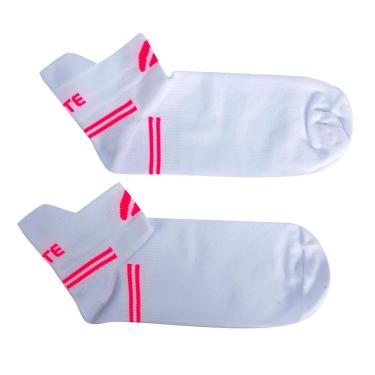 Imagem de Acte, Meia de Corrida Cano Curto F14-BR - Branco e Rosa