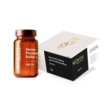 Imagem de HENNA PREMIUM KOHAI PARA SOBRANCELHA PRETO 3g