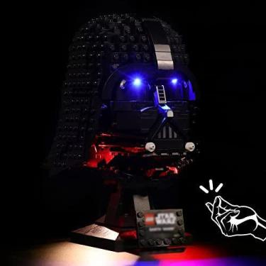 Imagem de Luz Led Para Lego 75304 Star Wars Darth Vader Capacete Building Blocks