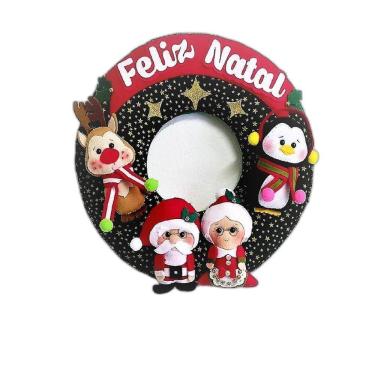 Imagem de Guirlanda Papai Noel Enfeite Natal Decoração Casa