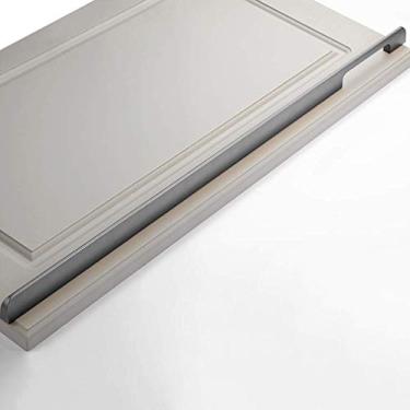 Imagem de Maçaneta de porta de guarda-roupa de liga de alumínio alongada, puxadores de armário de cozinha para móveis, para mesa de cabeceira, armário de sapatos/TV, puxadores de gaveta de banheiro de cômoda,