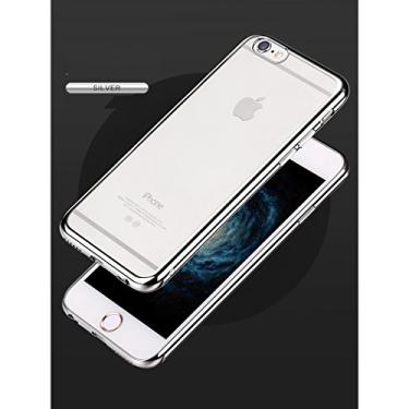Imagem de Capa iPhone 7, capa iPhone 7 Plus, capa iPhone 6, capa iPhone 6S, capa iPhone 6 Plus, iPhone 6S Plus, capa protetora transparente capa de silicone gel TPU estreita Case Cover (QT-11)