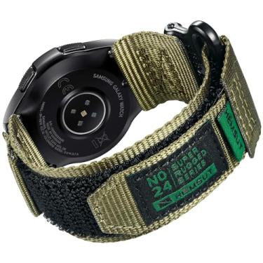 Imagem de Pulseira de relógio de liberação rápida de 20 mm para Samsung Galaxy Watch 7/6/5/5 Pro/4/3/Gear S3/S2/Active 2, pulseira de nylon para Amazfit GTS 4/4 Mini/3/2 /2e/2 mini, Bip 3 Pro/3/U Pro/Bip/Lite/S