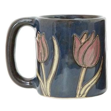 Imagem de Mara Stoneware Caneca de flor de tulipa de 473 ml