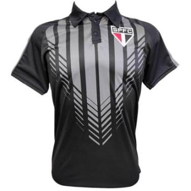 Imagem de Camiseta Esportiva Licenciada Oficial São Paulo Polo Points Spr Sports - Kappa Sp0119021-Masculino